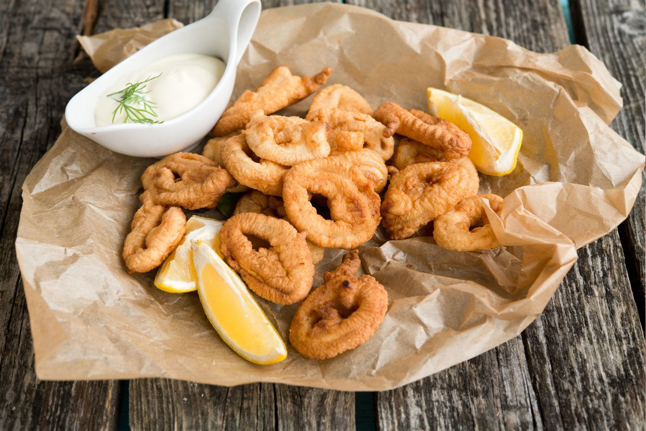 Cooked and prepared seafood foods